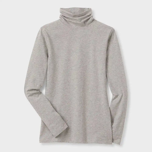 Women's No-Yank Long Sleeve Turtleneck T-Shirt