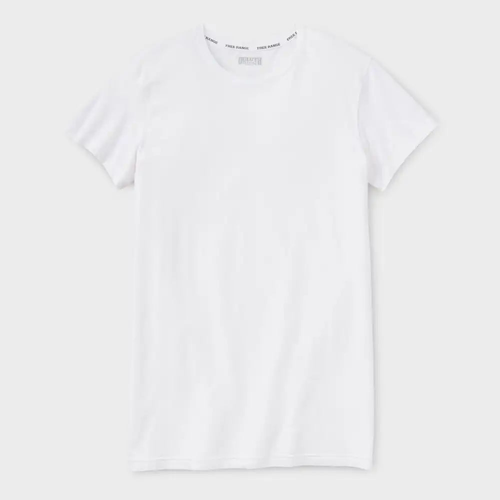 Men's Free Range Organic Cotton Crew Undershirt