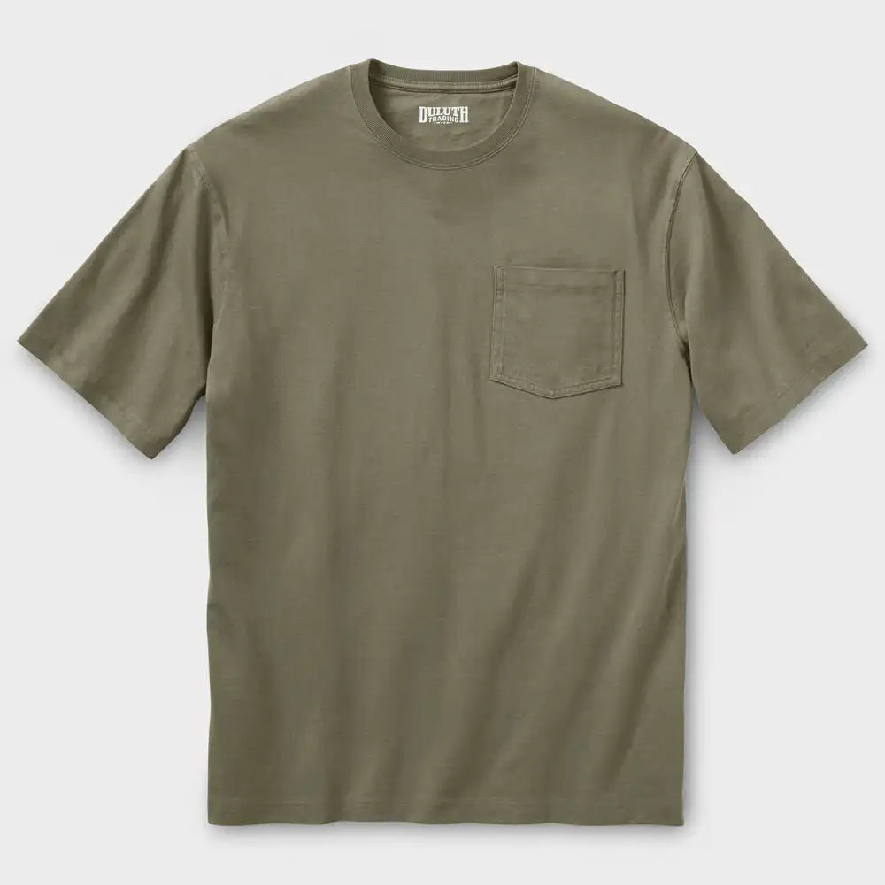 Men's Longtail T Relaxed Fit Short Sleeve Pocket Crew