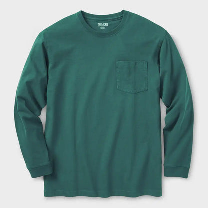 Men's Longtail T Relaxed Fit Long Sleeve Pocket Crew