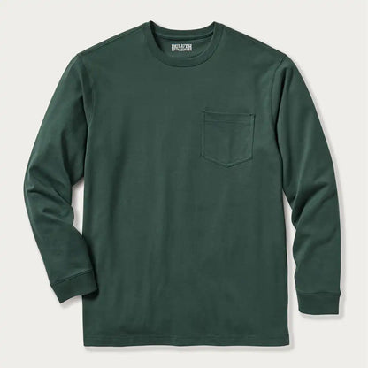 Men's Longtail T Relaxed Fit Long Sleeve Pocket Crew