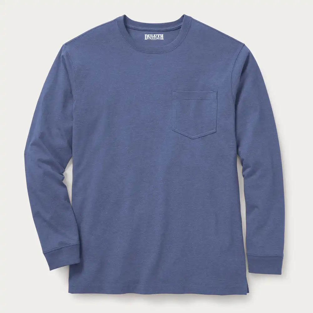 Men's Longtail T Relaxed Fit Long Sleeve Pocket Crew