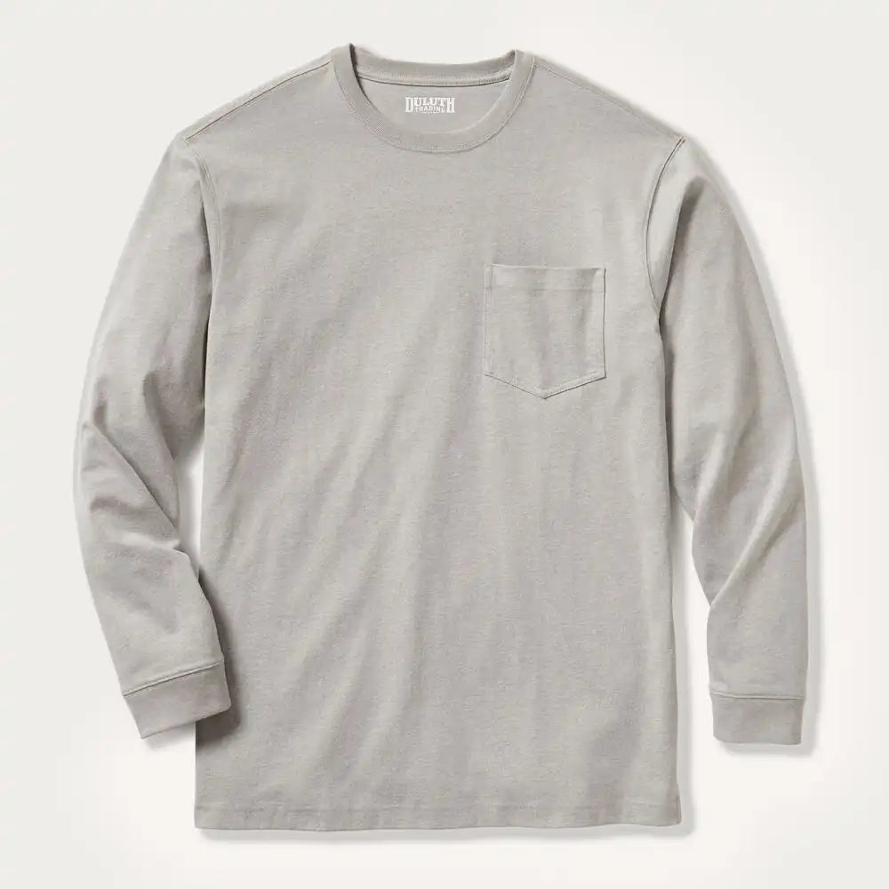 Men's Longtail T Relaxed Fit Long Sleeve Pocket Crew